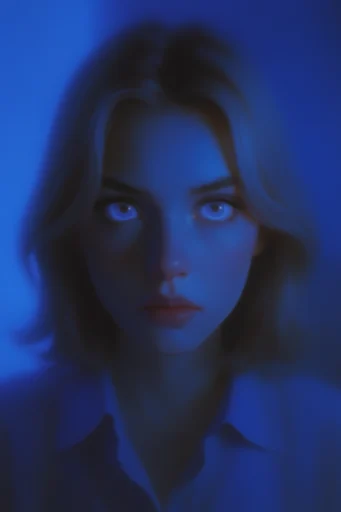 Bioluminescent Cyber Noir style reference image — cybernetic noir aesthetic