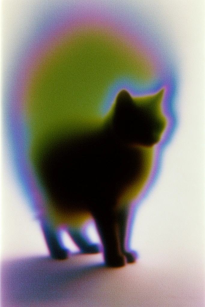 Ethereal Neon Silhouette style AI image example 3