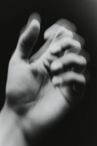 Spectral Monochrome Noir style reference image — extreme motion blur