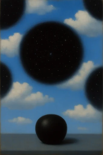 Metaphysical Celestial Surrealism style reference image — magical realism