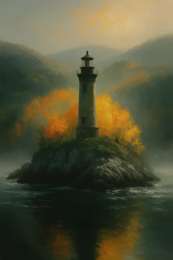Textured Impressionist Atmosphere style reference image — rich jewel tones