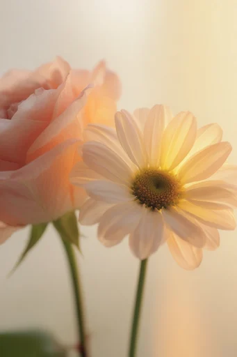 Ethereal Amber Radiance style reference image — dreamy bokeh