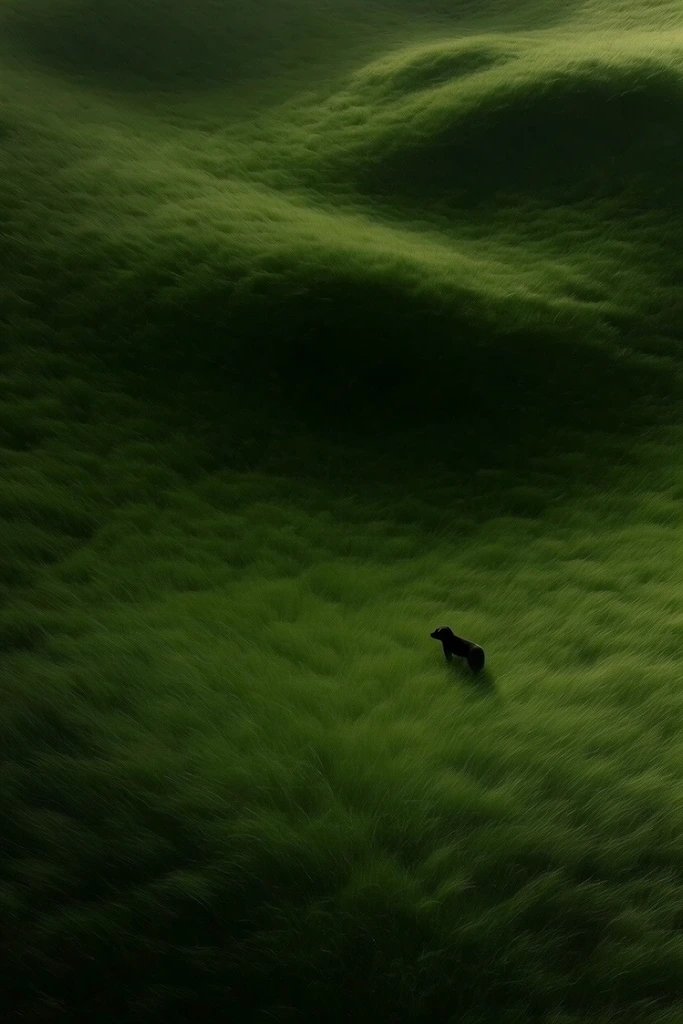 Surreal Velvet Landscapes style AI image example 3