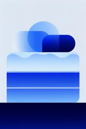 Ethereal Cobalt Minimalism style reference image — matte texture