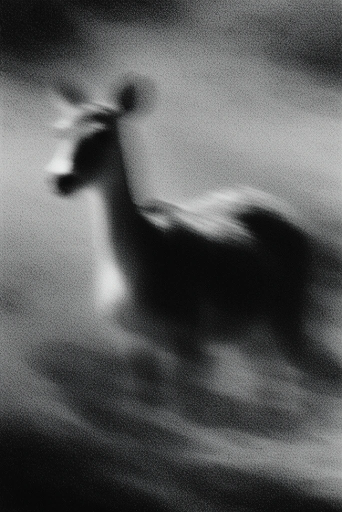 Ethereal Grain Monochrome style AI image example 3
