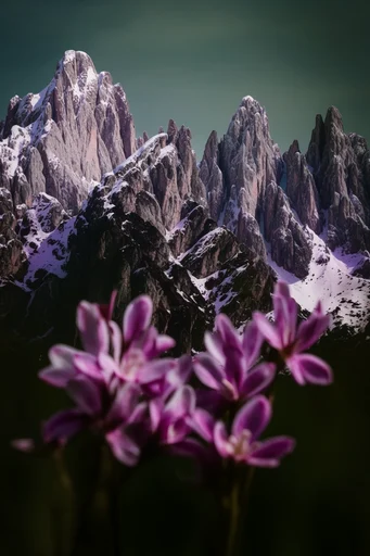 Nocturnal Botanical Chiaroscuro style reference image — macro botanical photography