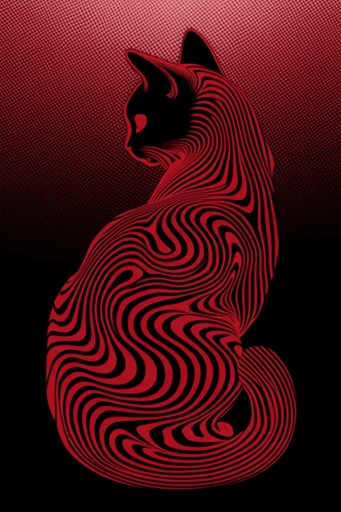 Crimson Noir Graphic style reference image — gritty screenprint aesthetic