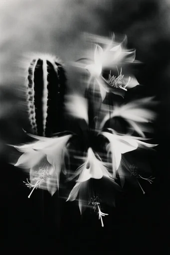 Kinetic Spectral Noir style reference image — dramatic motion blur