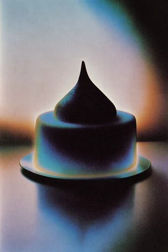 Thermal Grain Surrealism style reference image — high-contrast shadows