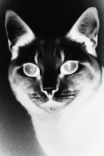 Ethereal Grain Noir style reference image — ghostly silhouettes