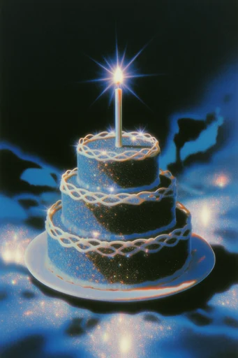 Nocturnal Retro Surrealism style reference image — high-contrast chiaroscuro