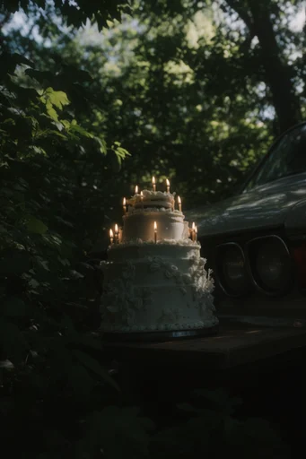 Cinematic Overgrown Wilderness style reference image — moody atmospheric