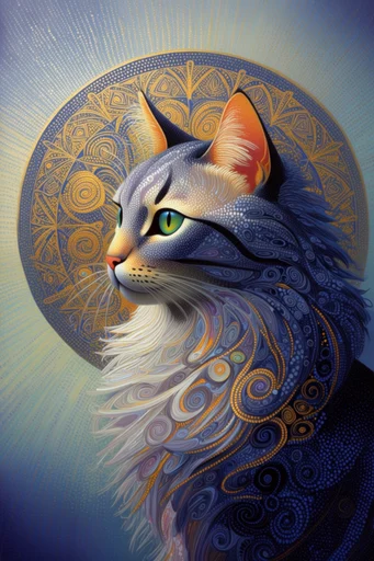 Celestial Gilded Symbolism style reference image — celestial symbolism