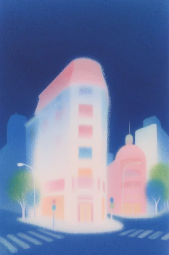 Luminous Nocturnal Dreamscape style reference image — ethereal nocturne
