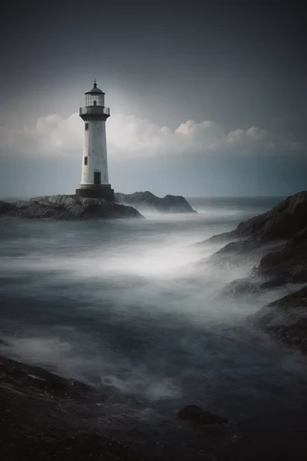Moody Ethereal Minimalism style reference image — sublime scale