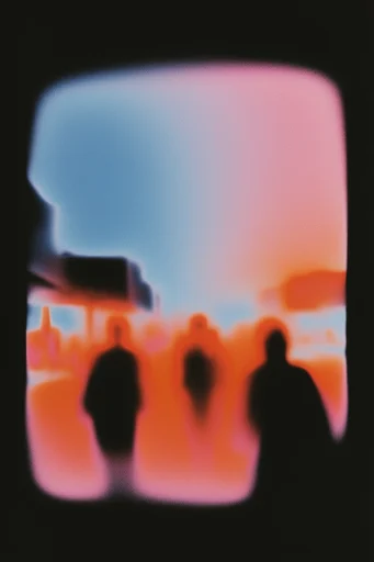 Spectral Thermal Aura style reference image — thermal gradient aura