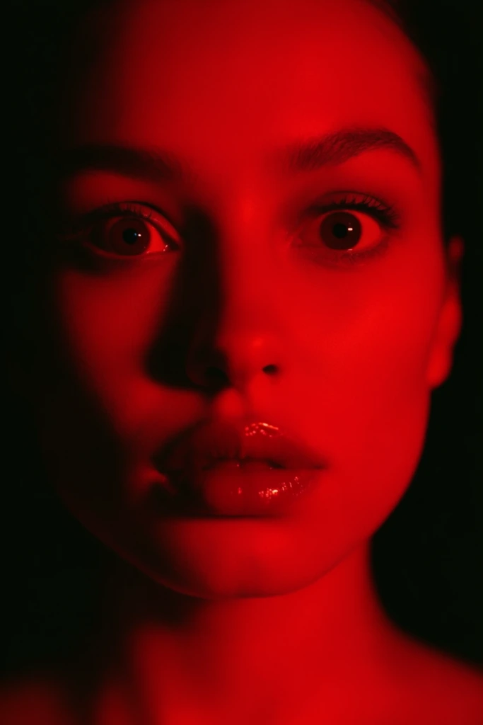 Crimson Noir Spectral style AI image example 2