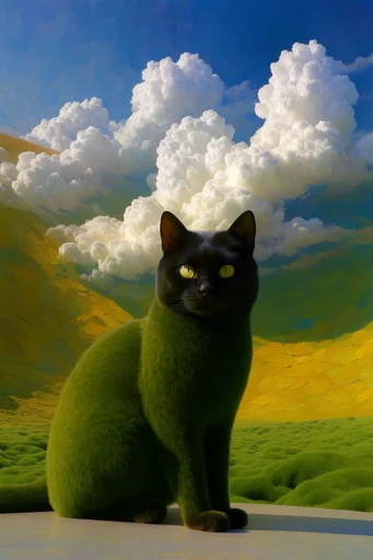 Velvet Pastoral Surrealism style reference image — liminal dreamcore