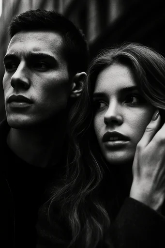Cinematic Surreal Noir style reference image — chiaroscuro noir