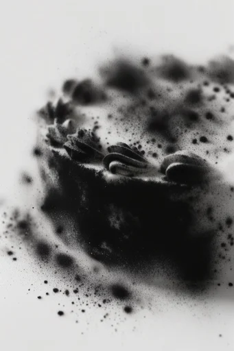 Ethereal Monochrome Minimalism style reference image — stark negative space