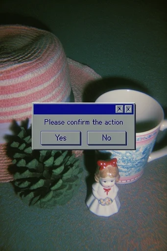 Surreal Liminal Glitchcore style reference image — weirdcore
