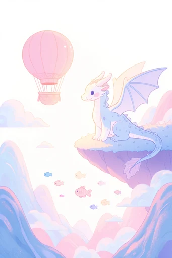 Ethereal Pastel Dreamcore style reference image — retro anime aesthetic
