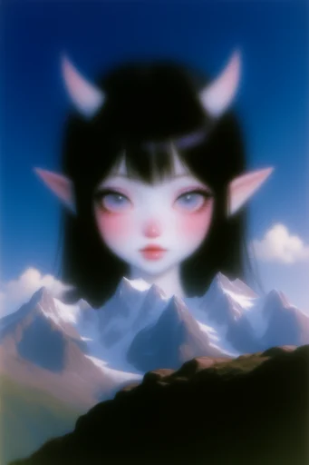 Ethereal Airbrushed Dollcore style reference image — airbrush digital art