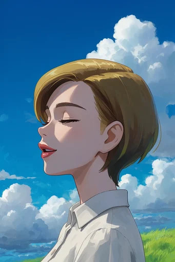 Nostalgic Summer Anime style reference image — nostalgic summer mood