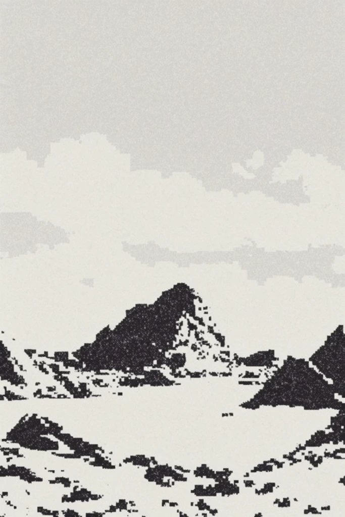 Raw Halftone Punk style AI image example 2
