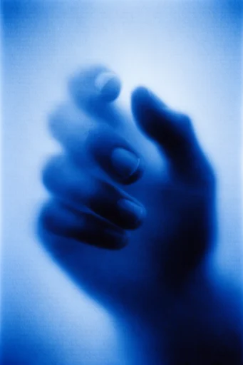 Ethereal Cyanotype Haze style reference image — soft-focus blur