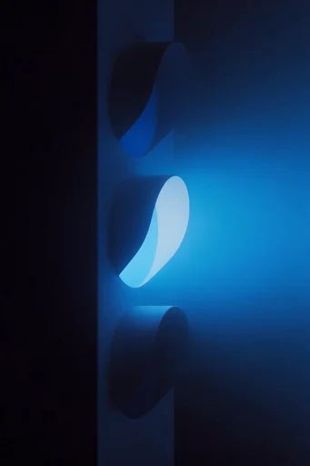 Luminous Monolithic Void style reference image — vast scale
