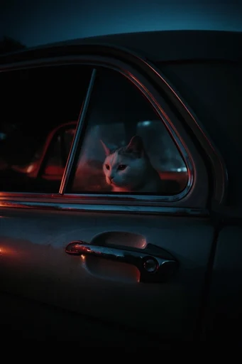 Cinematic Nocturnal Noir style reference image — deep shadows