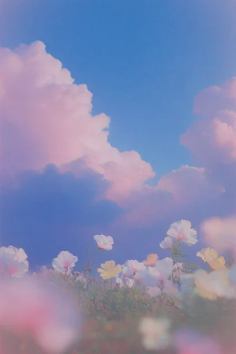 Nostalgic Twilight Haze style reference image — vintage analog photography