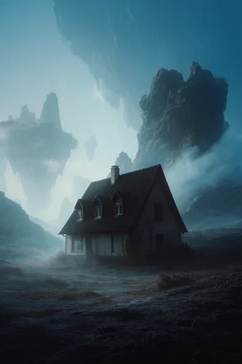 Monolithic Atmospheric Dystopia style AI image example 4