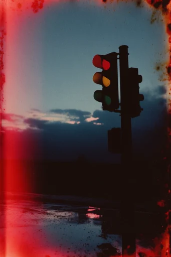 Cinematic Nocturnal Analog style reference image — stark silhouette