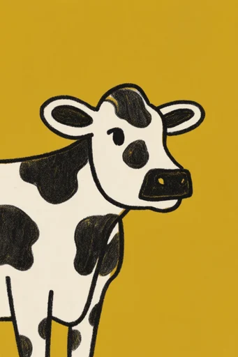 Textured Retro Folk Graphics style AI image example 3