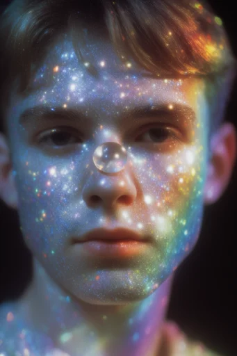 Ethereal Cosmic Surrealism style reference image — vintage sci-fi atmosphere