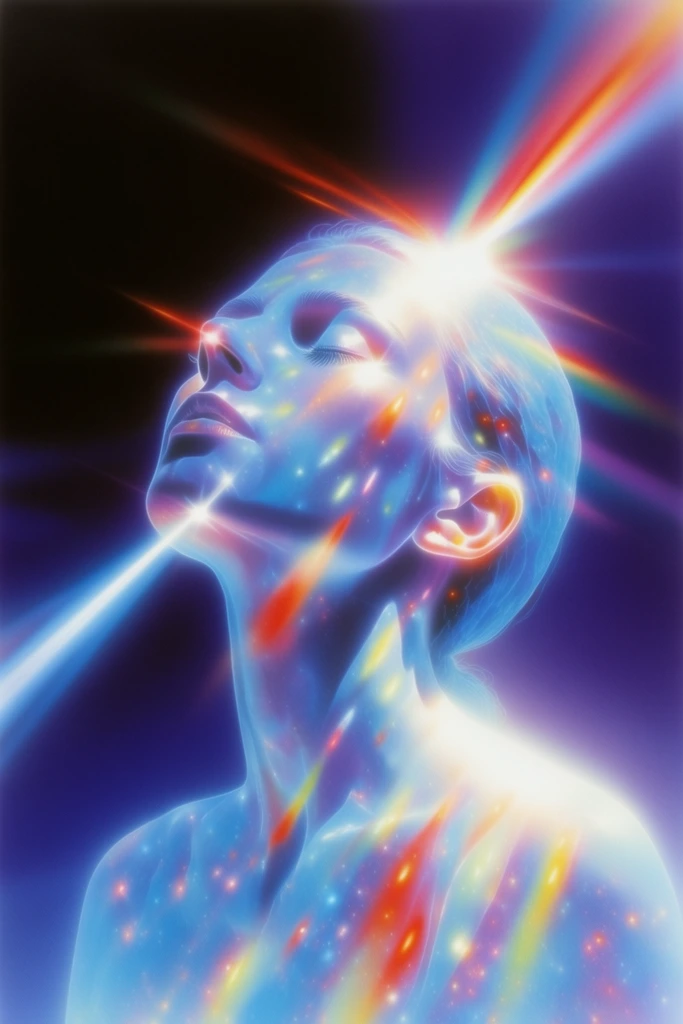 Ethereal Neon Retro-Cosmos style AI image example 1