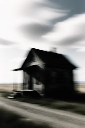 Kinetic Ghostly Monochrome style AI image example 4
