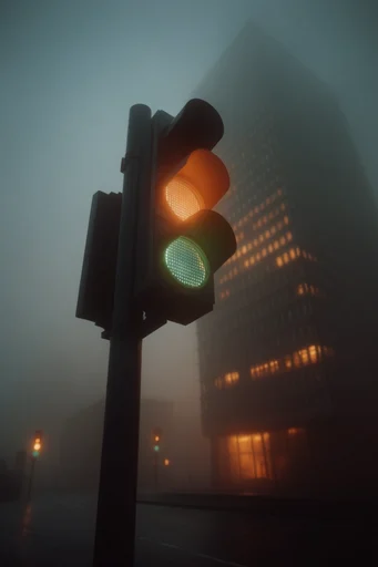 Cinematic Urban Solitude style reference image — urban solitude