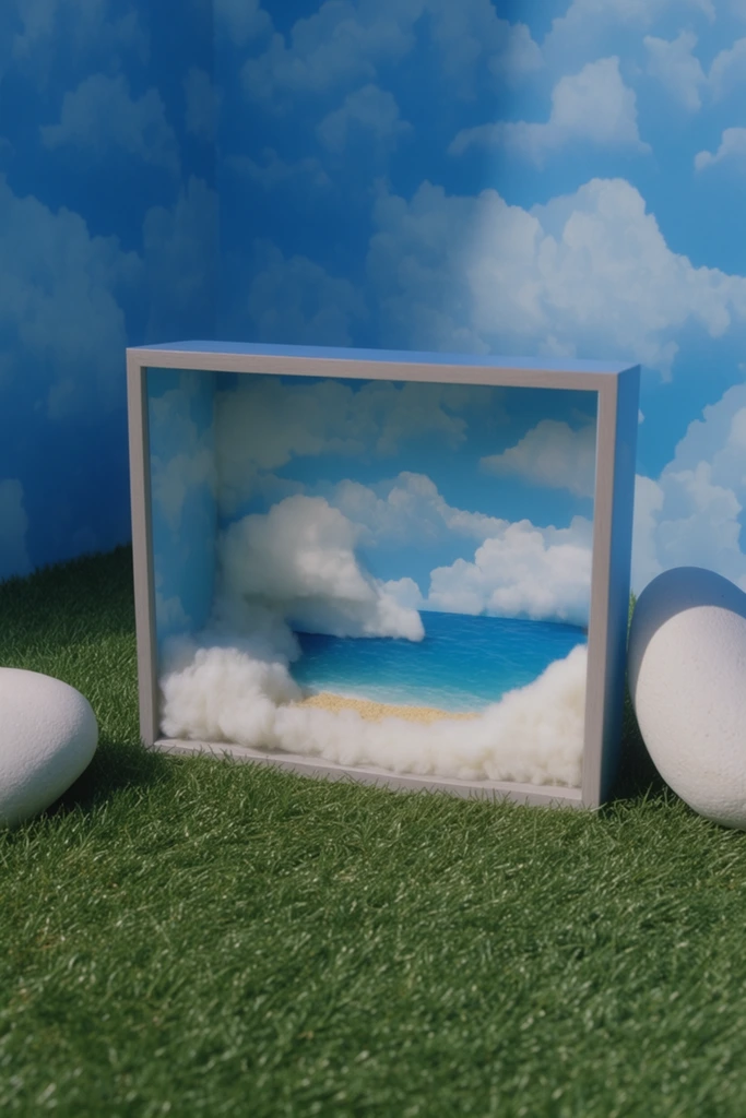 Surrealist Tactile Theater style AI image example 2