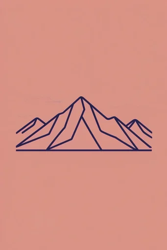Graphic Monoline Minimalism style reference image — minimalist vector illustration