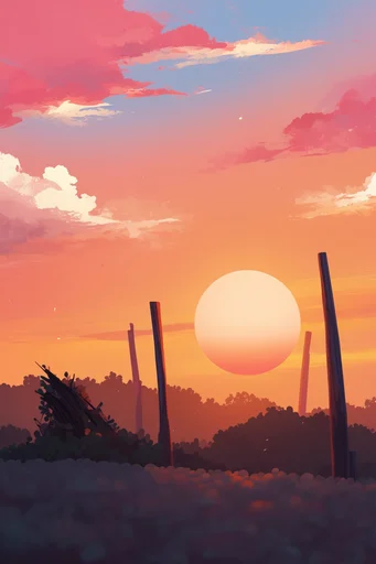 Luminous Twilight Horizons style AI image example 2