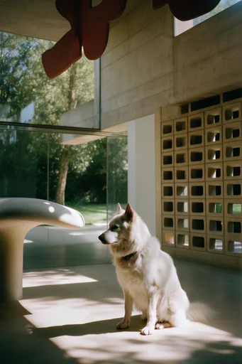 Biophilic Organic Brutalism style reference image — earthy minimalist textures