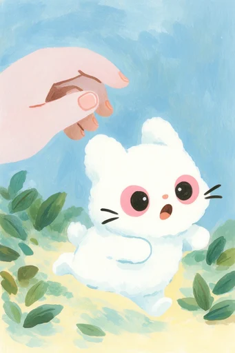 Whimsical Pastel Storybook style reference image — whimsical illustration