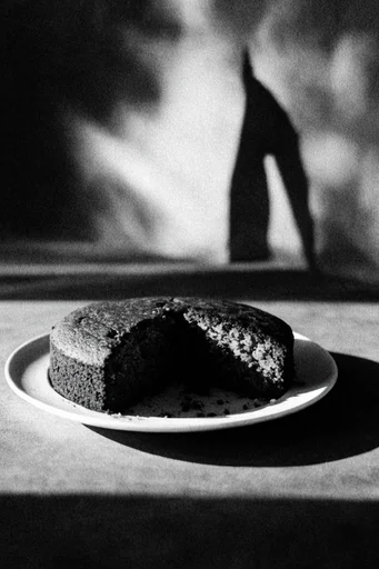 Atmospheric Monochromatic Noir style reference image — minimalist noir