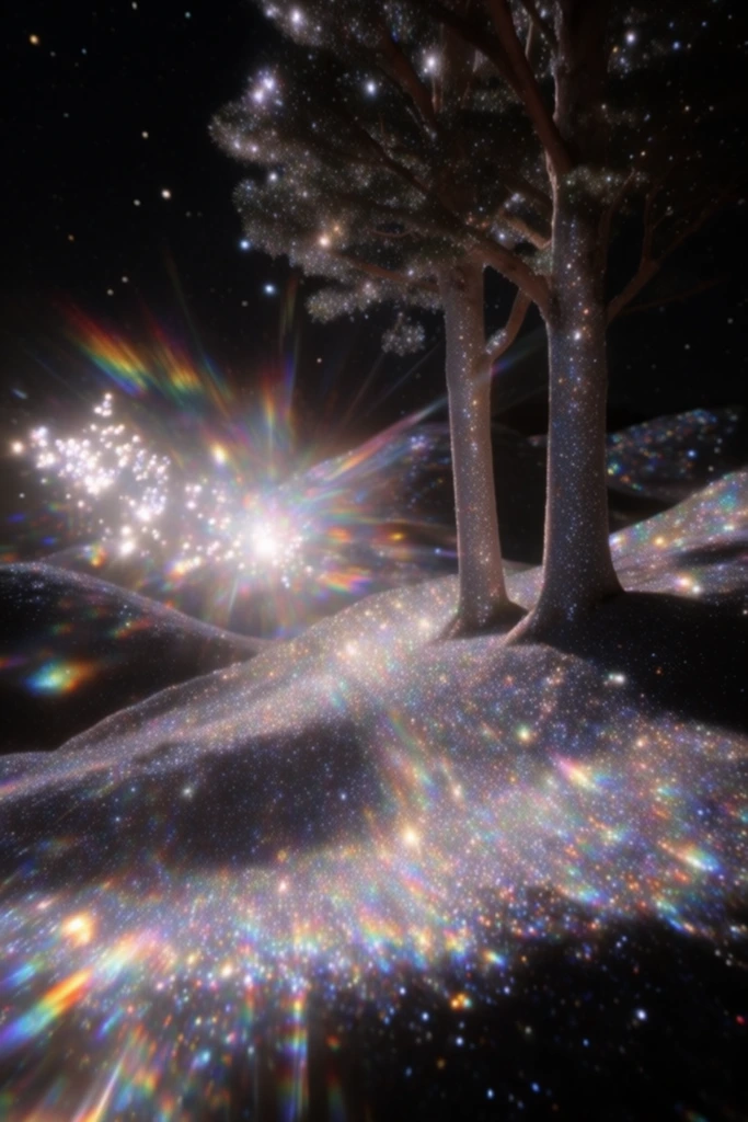 Cosmic Prismatic Glow style AI image example 2