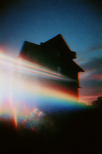 Prismatic Retro Dreamscape style AI image example 4