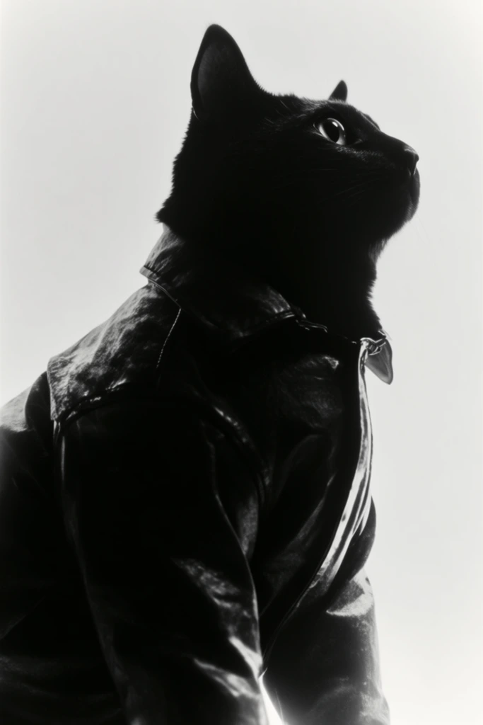 Monochromatic Sculptural Noir style AI image example 3