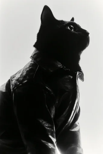 Monochromatic Sculptural Noir style reference image — dramatic studio backlighting